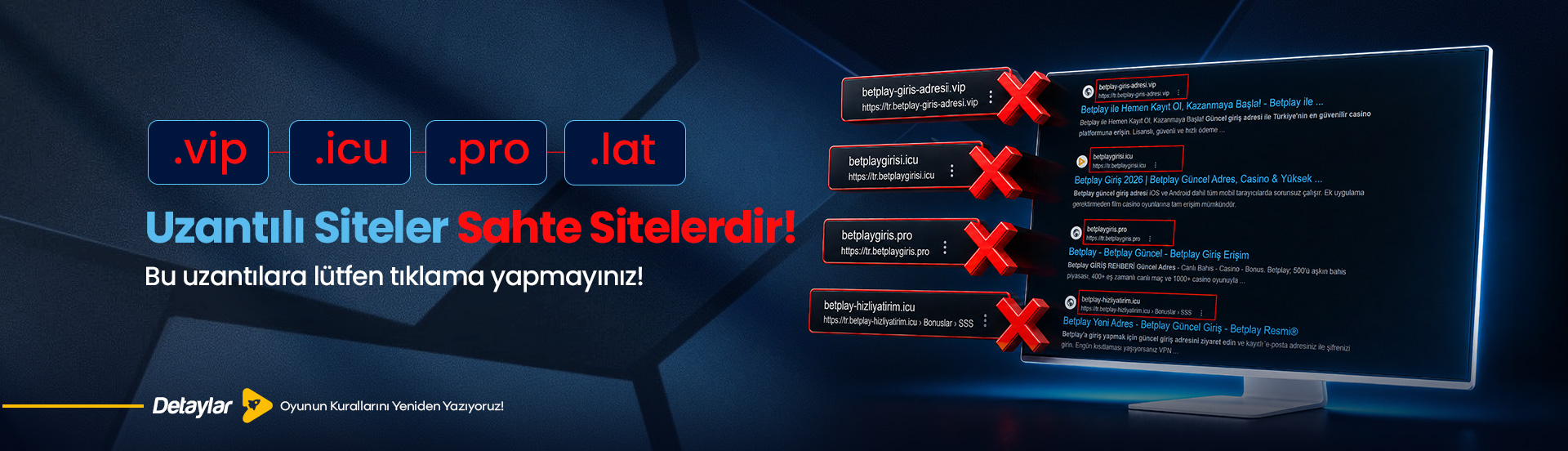 Betplay Güvenlik Uyarısı